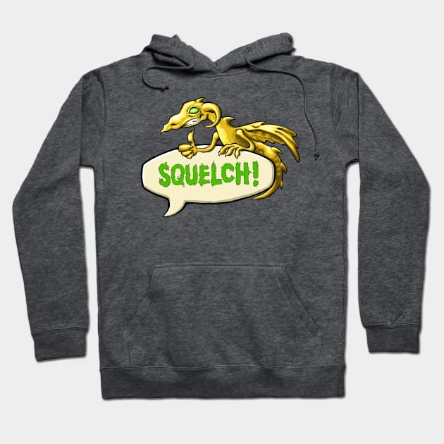 Fred the Squelch Dragon Hoodie by Squelch